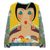 Floral Flapper Girl Golden Age Unisex Sweatshirt - WhimzyTees