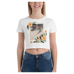 Fragility Fairy Cotton Side Seamed Women's Crop T-Shirt