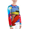 Relax Go To It! Brightly Colored Printed Women's Rash Guard