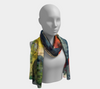 Crested Wave II Colorful Printed Design Scarf