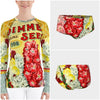 Some Like It HOT Brightly Colored Printed Women's Rash Guard