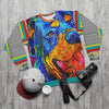 Rottie Smiles Brightly Colored and Printed Unisex Sweatshirt