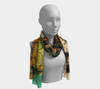 The Flautist III Colorful Printed Design Scarf