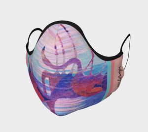 The Lucky Flamingo Cotton Printed Washable Face Mask