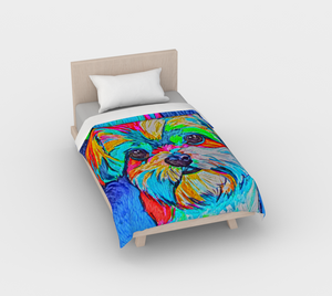 Colorful Cotton Print Mister Dungaree Duvet Cover