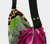 Leopard Leather Strap Hobo Bag