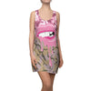 Pink Passion Racerback Colorful Printed Women's Dress
