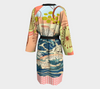 Little Canary Knit Bamboo Chiffon Fabric Color Printed Robe
