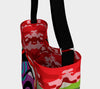 Funhouse Swirl Neoprene Leather Strap Women's Tote Bag