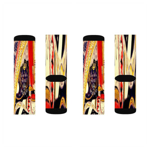 l'Opera Socks with Sublimated Colorful Design