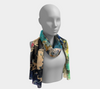 The Waterfall Colorful Printed Design Scarf
