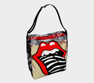 Zebra Unity Neoprene Leather Strap Women's Tote Bag