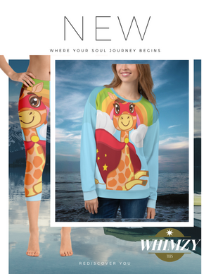 Super Giraffe All-Over Printed Unisex Sweatshirt