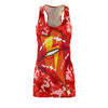 Bolt of Lightning Racerback Colorful Printed Women's Dress