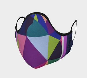 The Purple Alameda Cotton Printed Washable Face Mask