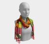 The Clash Colorful Printed Design Scarf