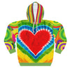 Hearts-a-Fire Unisex Pullover Hoodie - WhimzyTees