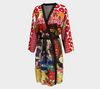 The Clash Knit Chiffon Fabric Color Printed Robe