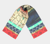 Two Cranes II Colorful Printed Design Scarf