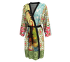Tokyo Artist Knit Bamboo Chiffon Fabric Color Printed Robe