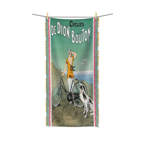 La Bicyclette Extremely Absorbent Printed Art Towel