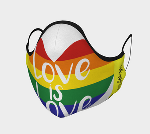 Love is Love Cotton Printed Washable Face Mask