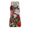 Cabbage Patch Racerback Colorful Printed Women's Dress