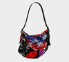 Do-the-Polka Leather Strap Women's Hobo Bag