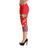 Kabuki Colorful Print Women's Capris Legging
