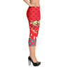 Kabuki Colorful Print Women's Capris Legging