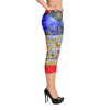 Winter Jubilee Colorful Print Women's Capris Legging