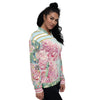 Blossom Hill Colorful Print Unisex Bomber Jacket