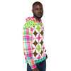 Pink Bubblegum Madras Plaid Patterns Unisex Hoody