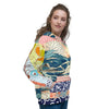 Little Canary Japanese Floral Unisex Hoody - WhimzyTees