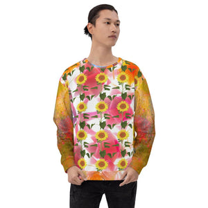 Sunflowery Day All Over Print Unisex Sweatshirt