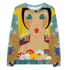 Floral Flapper Girl Golden Age Unisex Sweatshirt - WhimzyTees