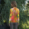 Sunflowery Day Women's Rash Guard with SPF 40 Protection