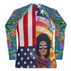 American Woman Redux Rash Guard - WhimzyTees