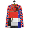 Cat in a Box Mondrian Cubism Rash Guard - WhimzyTees