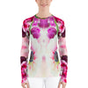 Hibiscus Passion Women's Rash Guard with SPF 40 Protection