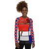 Cat in a Box Mondrian Cubism Rash Guard - WhimzyTees