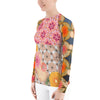 Yamagami Flower-Covered Rash Guard Protects from Sunburn