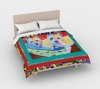 Colorful Cotton Print The Westies Duvet Cover