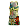 Little Petunia Racerback Colorful Printed Women's Dress