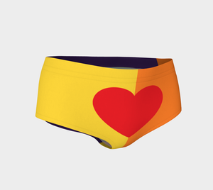 All You Need is Love Quick-Dry Fabric Swim Briefs