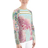 Blossom Hill Women's Rash Guard with SPF 40 Protection