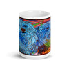 Blue Bayou Microwave Safe Colorful Printed Mug, 15 oz