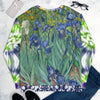 Blue Iris All Over Print Unisex Sweatshirt