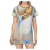 Bluebell Fairy Colorful Printed Women's T-shirt Dress