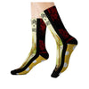 Casino Paris Socks with Sublimated Colorful Design